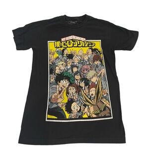 My Hero Academia T Shirt Funimation Unisex Short Sleeve 100% Cotton Size Small